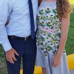 Tommy Hilfiger Floral Pink & Gray Dress